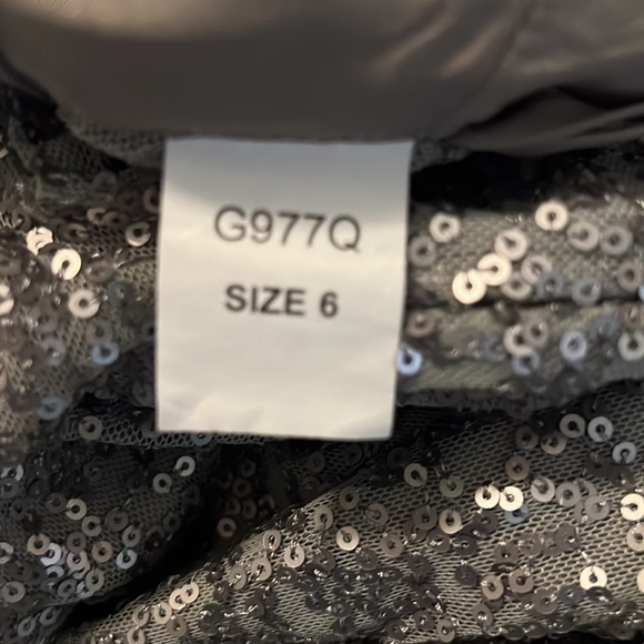 NWT Amsale Long Sequined Dress - Picture 9 of 9